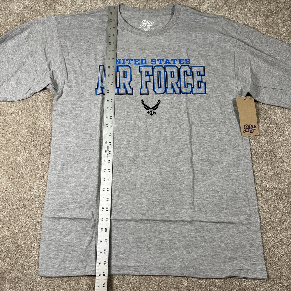 Blue 84 United States Air Force Long Sleeve Graphic T-Shirt Gray Mens Large NWT - Picture 4 of 5